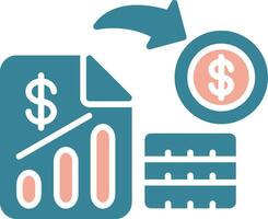 Finance Neon UX Form vector