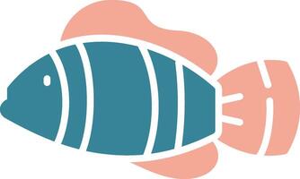 Clownfish Virtual Line Art vector