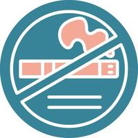 No Smoking Crystal Interface Object vector