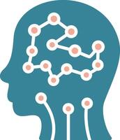 Artificial Intelligence Bold Tech Element vector