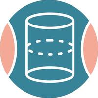 Cylinder Colorful System Element vector