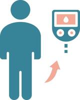 Diabetes Intuitive Web Symbol vector
