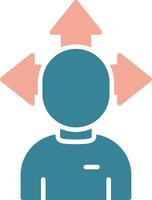 Flexibility Virtual Core Icon vector