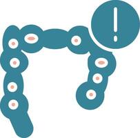 Large Intestine Futuristic Graphic Module vector