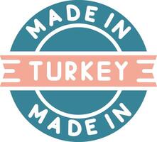 Made In Turkey Bold UI Stamp vector