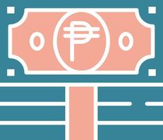 Philippine Peso Premium Web Symbol vector