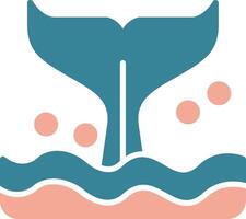 Whale Seamless UI Token vector