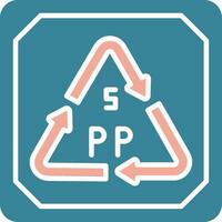 Polystyrene Vibrant UI Token vector
