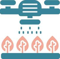 Smart Farming Seamless Core Icon vector