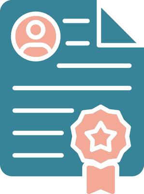 Certification Bold Interface Object