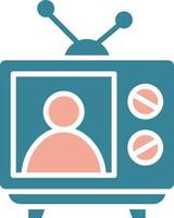 Broadcast Simplified Icon Fragment vector