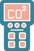 Gas Detector Virtual Symbol Sketch vector