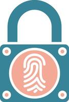 Smart Lock Seamless Core Icon vector