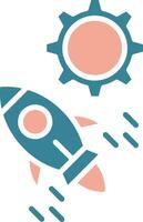 Start Up Futuristic Core Icon vector
