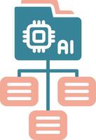 Data Classification Bold Graphic Module vector