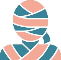 Mummy Crystal Core Icon vector