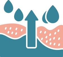 Water Virtual Core Icon vector