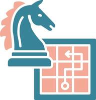 Knight Innovative Visual Pattern vector
