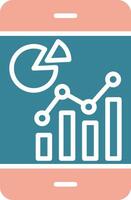 Pie Chart Tactile UX Display vector