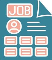Job Simplified Icon Fragment vector
