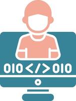Programmer Vibrant UX Form vector