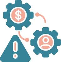 Risk Management Premium Web Symbol vector