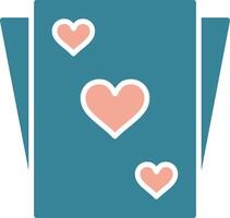 Casino Cards Simplified UX Display vector