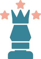 King Virtual Visual Pattern vector