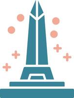 Obelisk Streamlined Web Symbol vector