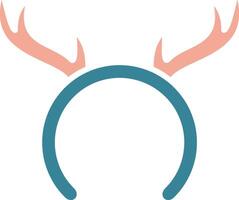 Reindeer Antlers Bold Graphic Module vector