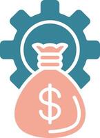 Asset Management Virtual Symbol Sketch vector