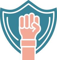 Civil Rights Crystal Core Icon vector