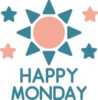 Monday Unified Line Art vector