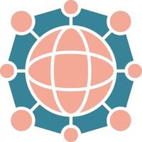 Internet Of Things Bold Interface Object vector
