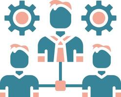 Mentoring Seamless Line Art vector