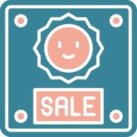 Summer Sale Bold Interface Object vector