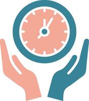 Timekeeping Virtual Line Art vector