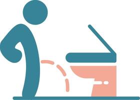 Toilet Expressive Web Symbol vector
