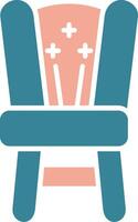 Chair Colorful App Emblem vector