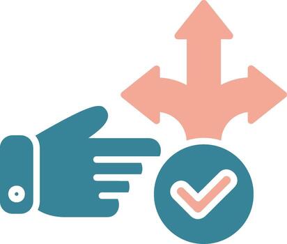 Decision Making Dynamic Web Symbol vector