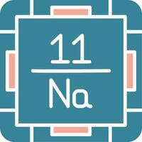 Sodium Tactile Symbol Sketch vector