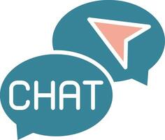 Chat Virtual Visual Pattern vector