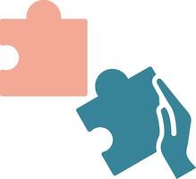 Collaboration Efficient UI Stamp vector