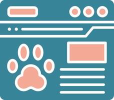Website Tactile UX Display vector