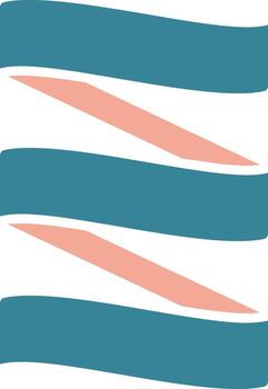 Zig Zag Bold Interface Object vector