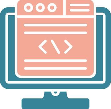 Code Expressive Digital Mark vector