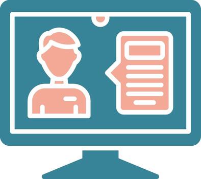 Online Interview Intuitive Interface Object vector