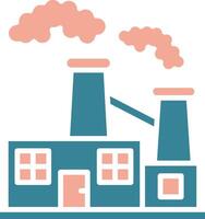 Factory Virtual Core Icon vector