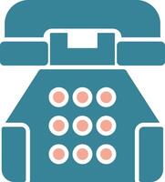 Telephone Call Intuitive Grid Token vector