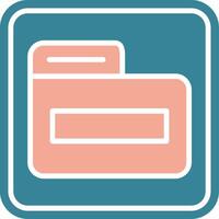 Folder Virtual Core Icon vector